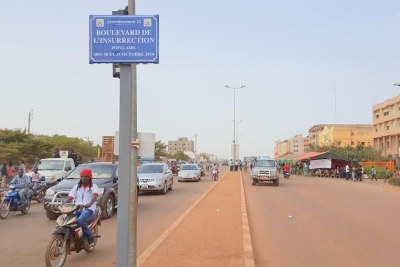 Le boulevard France-Afrique a été rebaptisé, dimanche 30 octobre 2016, en boulevard de l'Insurrection populaire.