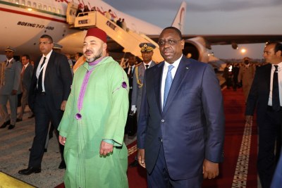Arrivée du Roi du Maroc SM Mohammed VI