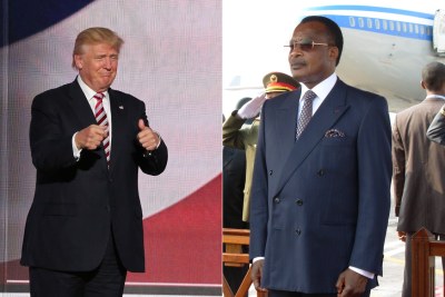 Donald Trump et Denis Sassou N'Guesso