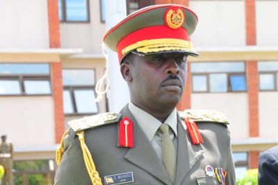 Newly-appointed Chief of Defense Forces Gen David Muhoozi.
