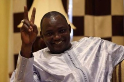 Adama Barrow le nouveau président élu de la Gambie