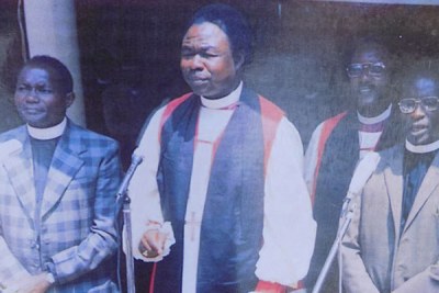Archbishop Luwum was murdered by president Idi Amin on February 16, 1977 at Nakasero following a period of tension and showdown with the regime.