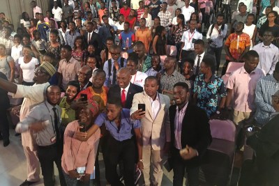 Group Chairman UBA Plc, and Founder of the Tony Elumelu Foundation, Mr. Tony O. Elumelu, spoke at the prestigious University of Ghana, Legon,  before hundreds of Ghanaian youths, academics and entrepreneurs on the first stop of his UBA tour of Africa.