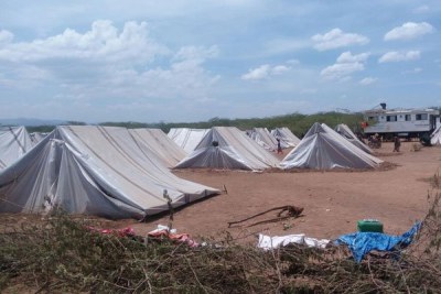 Eldume IDP camp in Baringo. PHOTO | WYCLIFF KIPSANG | NATION MEDIA GROUP