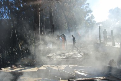 Many victims of the blaze were also victims of the one on 11 March.