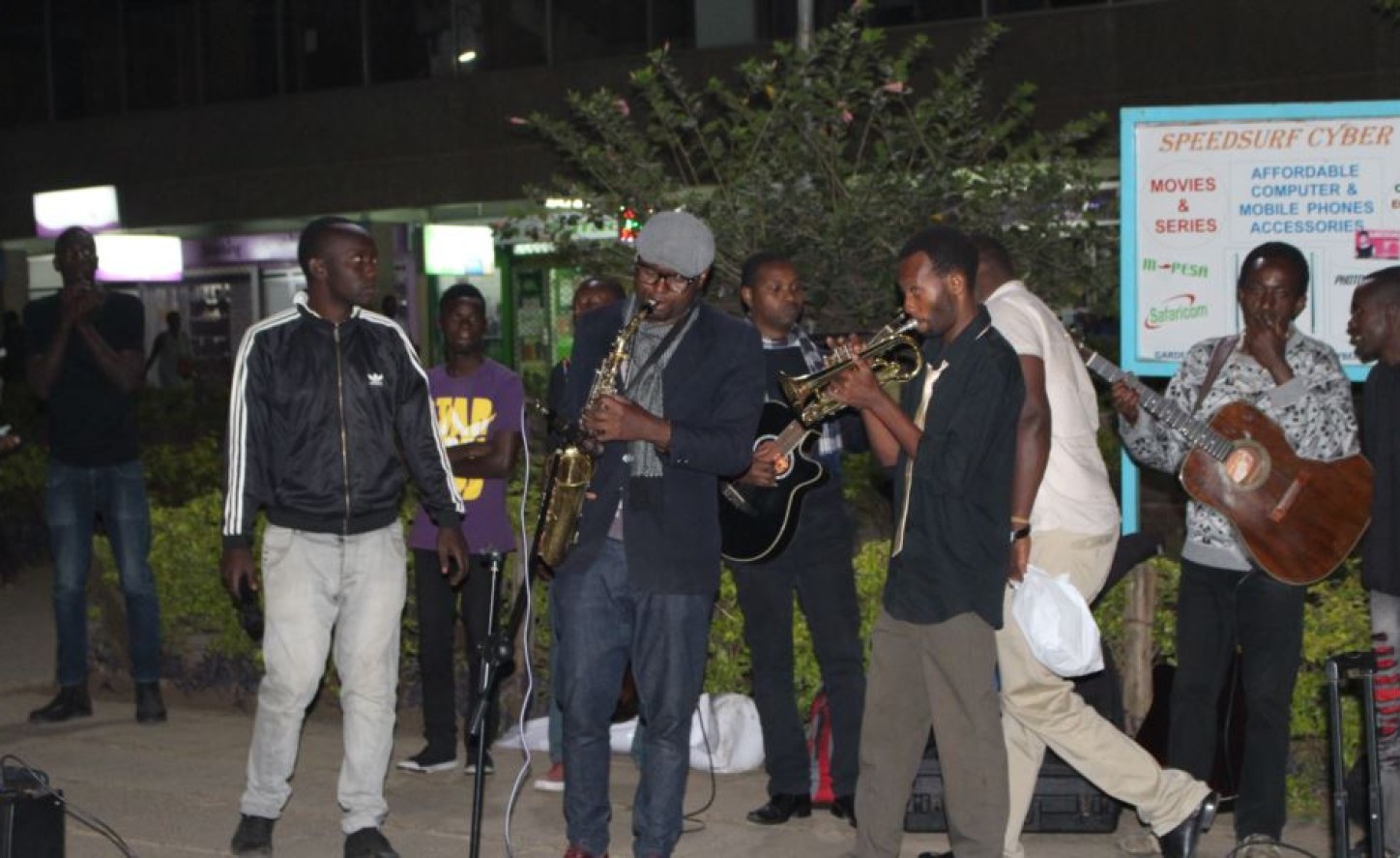 Kenya Former Street Boy Jazzing Up Nairobi Streets with His Saxophone