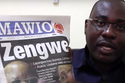 Newspaper Mawio’s ban criticized.