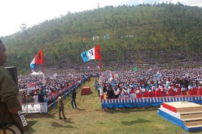 Addressing residents of Rulindo, RPF candidate Paul Kagame praised the cooperation that has existed between RPF and other parties over the years saying that the country is where it is because of working together with other parties.