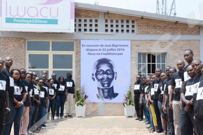 Le journaliste burundais Jean Bigirimana a disparu il y a plus d'un an, le 22 juillet 2016, près de Bujumbura.