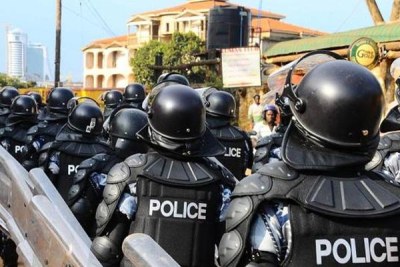 Police deploy in Kampala ahead of presidential age limit demonstrations.