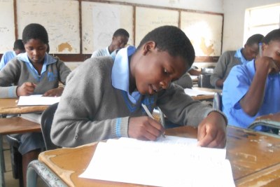 Mulunguzi Secondary School students, Zomba.