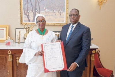Fatou Bintou Djibo du PNUD faite commandeur dans l'Ordre national du Lion au Sénégal