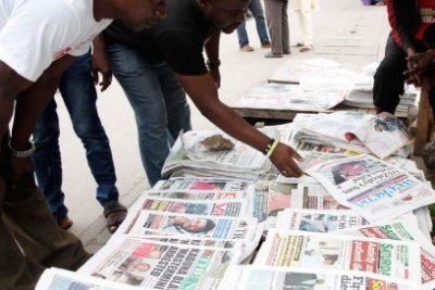 Des journaux africains
