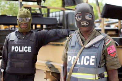 Members of Nigeria's Special Anti-Robbery Squad.