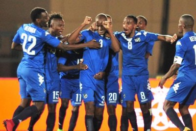 La Namibie jubile après sa victoire contre la Côte d'Ivoire en CHAN 2018 au Maroc