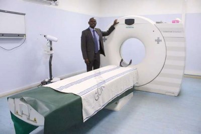 A CT Scan machine at Meru Teaching and Referral Hospital (file photo).