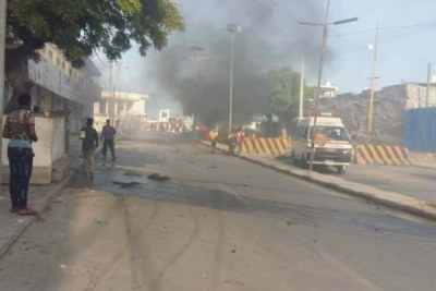 Photo d'archives - Explosions à Mogadiscio