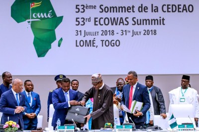 President Muhammadu Buhari has been elected as the Chairman of the  Economic Community of West African States.