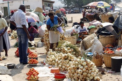 Vendors in Zimbabwe (file photo).