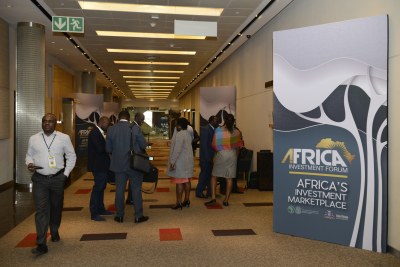 Day 1 of the Africa Investment Forum at the Sandton Convention Centre in Johannesburg.