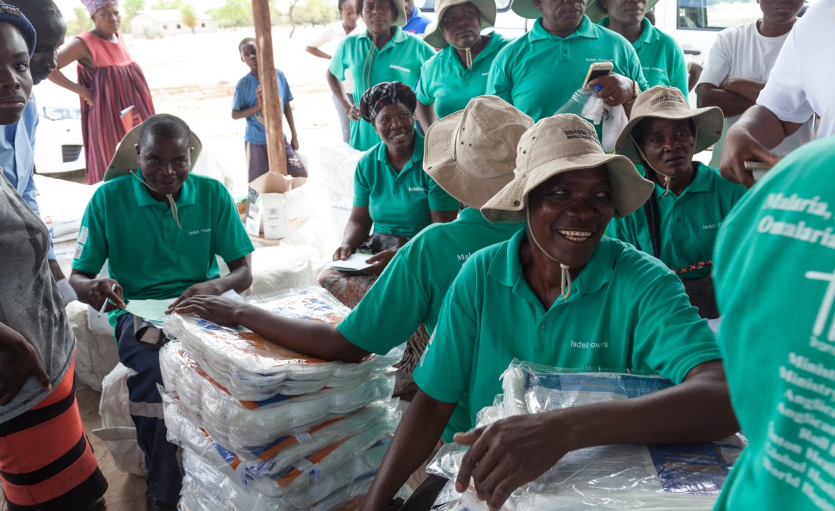 PhotoEssay » Mosquito Nets in Rural Namibia Hope to Curb Spread of