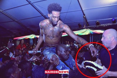 American rapper Desiigner during his performance at the Jameson Connect concert held at the Water Front Mall, Karen, on December 11, 2018.