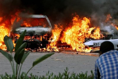 Terror attack scene in Nairobi (file photo).