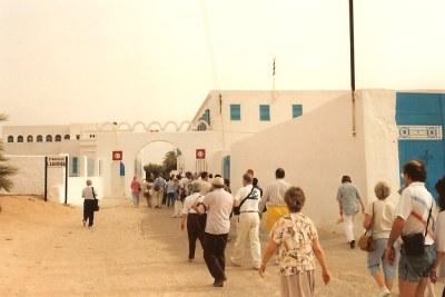 L'entrée de la synagogue Ghriba à Djerba en 2007 (archives)