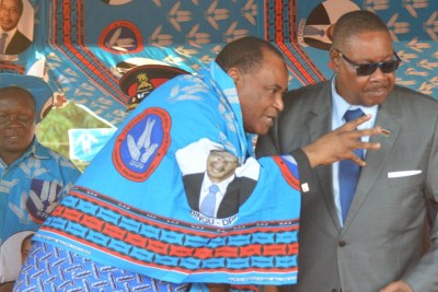 President Peter Mutharika and his Special Advisor Uladi Basikolo Mussa.