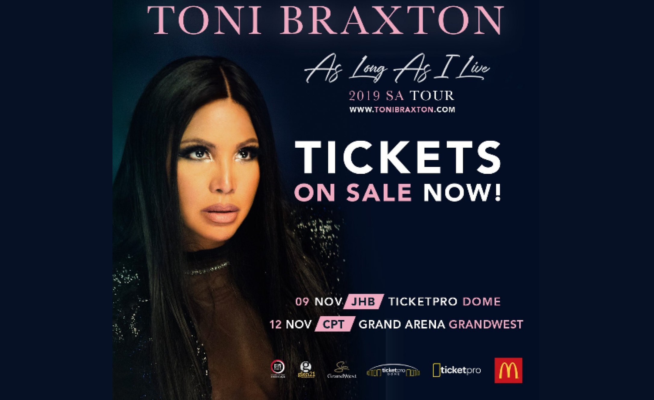 South Africa It's Official Toni Braxton is Heading Back!