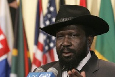 Salva Kiir, President of South Sudan (file photo).