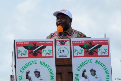 Evariste Ndayishimiye, a retired army general replacing President Pierre Nkurunziza, is expected to beat the other six candidates running.