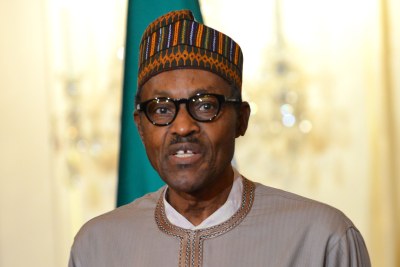 Nigerian President Muhammadu Buhari in the United States in July 2015.