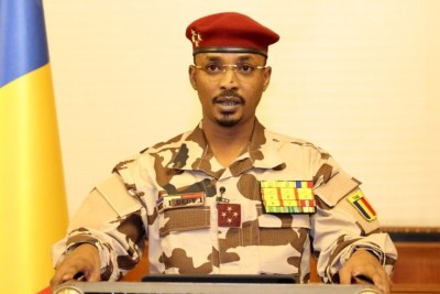 Président du conseil militaire de transition au Tchad, Mahamat Idriss Deby,
