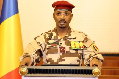 Président du conseil militaire de transition au Tchad, Mahamat Idriss Deby,