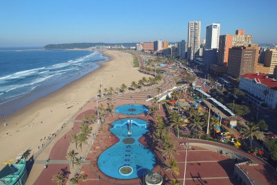 The Marine parade pools on Durban's 
