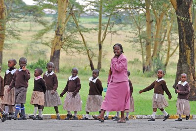 School children in Kenya (file photo).