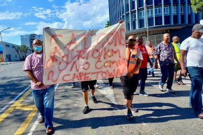 Drivers from various e-hailing companies marched to the Department of Trade and Industry and Competition and the Department of Transport in Cape Town, as part of a national three-day protest. They are demanding more pay and that government regulate the industry.