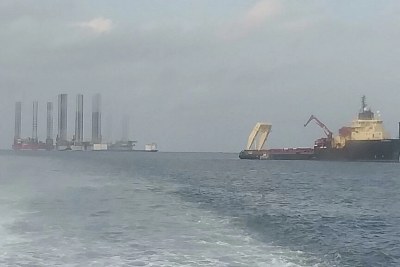 Plateforme au large de Port-Gentil, au Gabon. (Photo d'illustration)