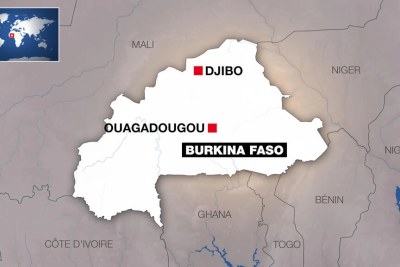Localisation de Djibo, au Burkina Faso. © RFI