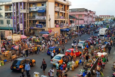 Accra’s population has doubled over the past decade.