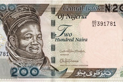 Old 200 Naira note (file photo).