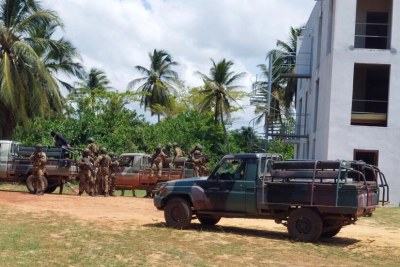 Exercice Flintlock, à Jacqueville, en Côte d'Ivoire, mars 2023.