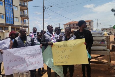 Journalists in Bamenda call for more protection and justice for their slain colleague.