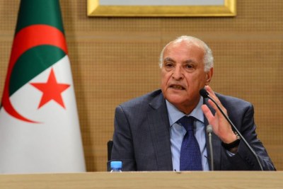 Le ministre des affaires étrangères algérien, Ahmed Attaf