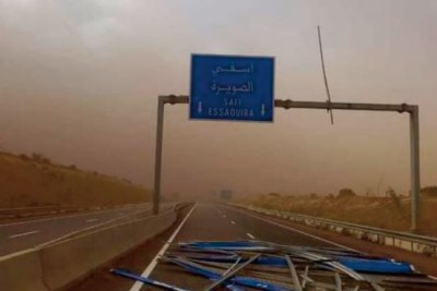Cyclone au Maroc