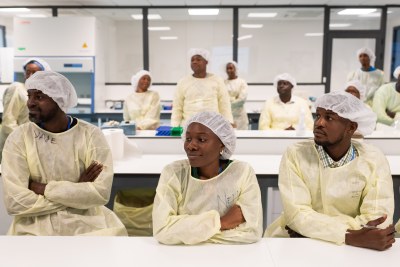 Ongoing training session at the Centre for Africa’s Resilience to Epidemics (CARE) facility