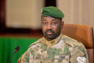 Président de la transition au Mali, le Colonel Assimi Goïta